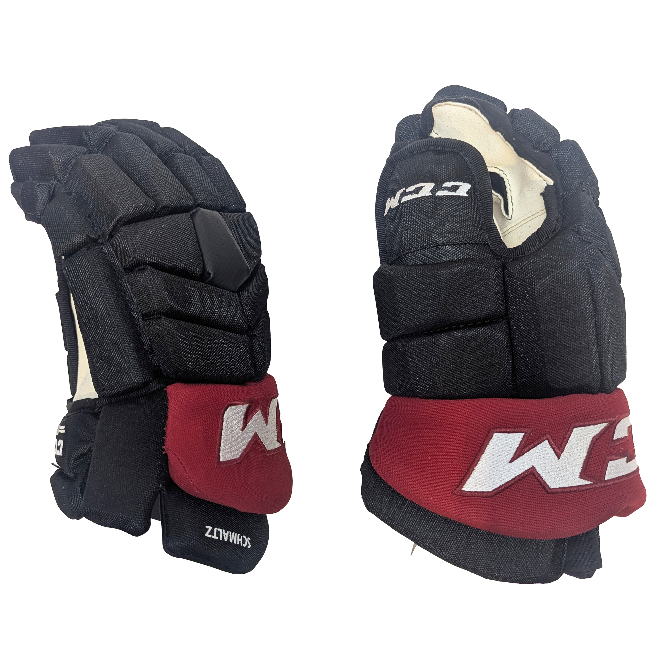 CCM HGTK - Gant NHL Pro Stock - Nick Schmaltz (Noir/Bourgogne)